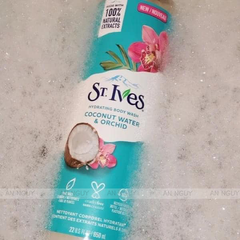 Sữa Tắm ST.IVES Coconut Water & Orchid Hydrating Body Wash Làm Sạch, Cấp Ẩm 650ml