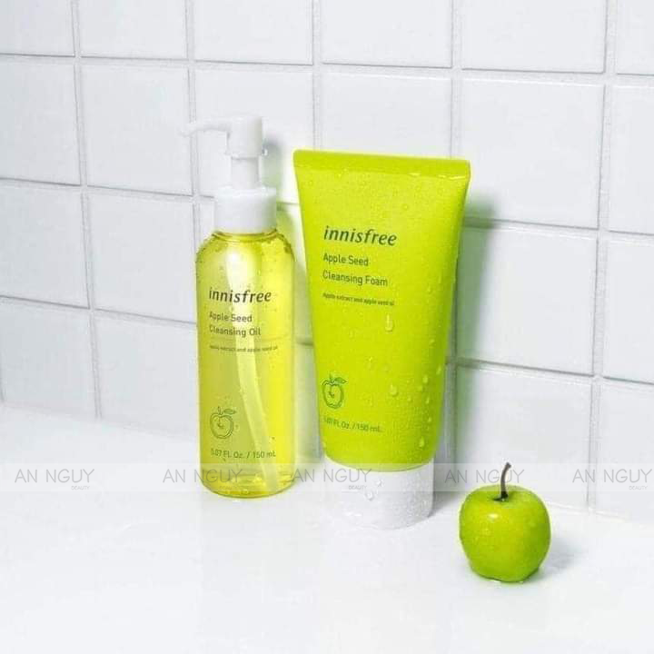 Sữa Rửa Mặt Innisfree Apple Seed Soft Cleansing Foam Sạch Sâu 150mlSữa