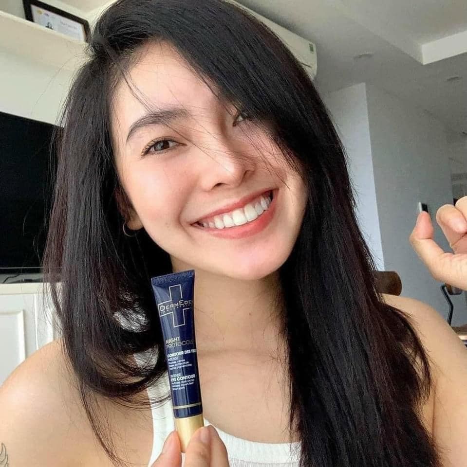 Kem Dưỡng Vùng Mắt Dermeden Night Protocole Intense Eye Contour Giảm Thâm Mắt 15ml