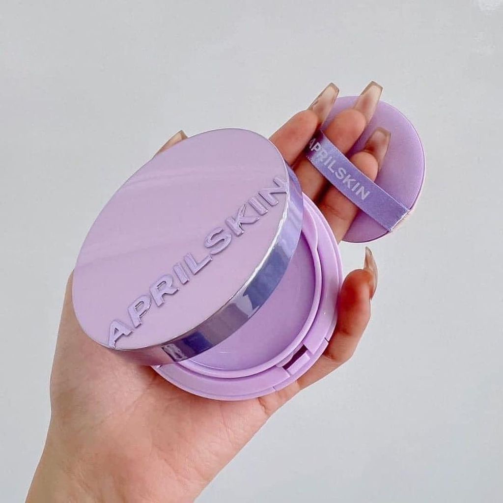 Phấn Nước Aprilskin Ultra Slim Cushion Kèm Lõi (Vỏ Tím) 15gr x 2