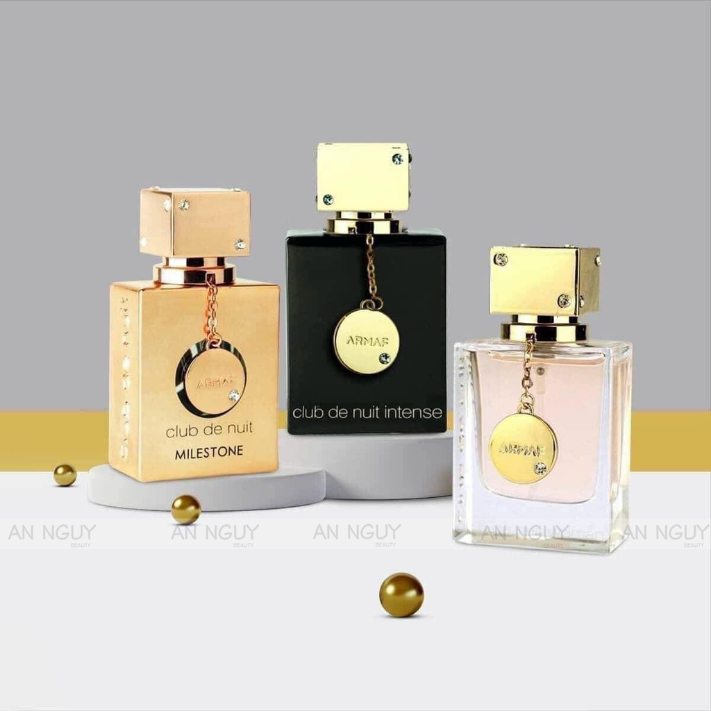 Set Nước Hoa Nữ Armaf Club De Nuit Parfum Women Hương Thơm Nữ Tính, Quyến Rũ (3 chai x 30ml)