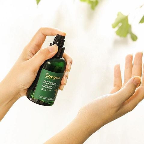 Nước Rửa Tay Khô Cocoon Eucalyptus & Mint Hand Sanitizer Chiết Xuất Khuynh Diệp & Bạc Hà 140ml