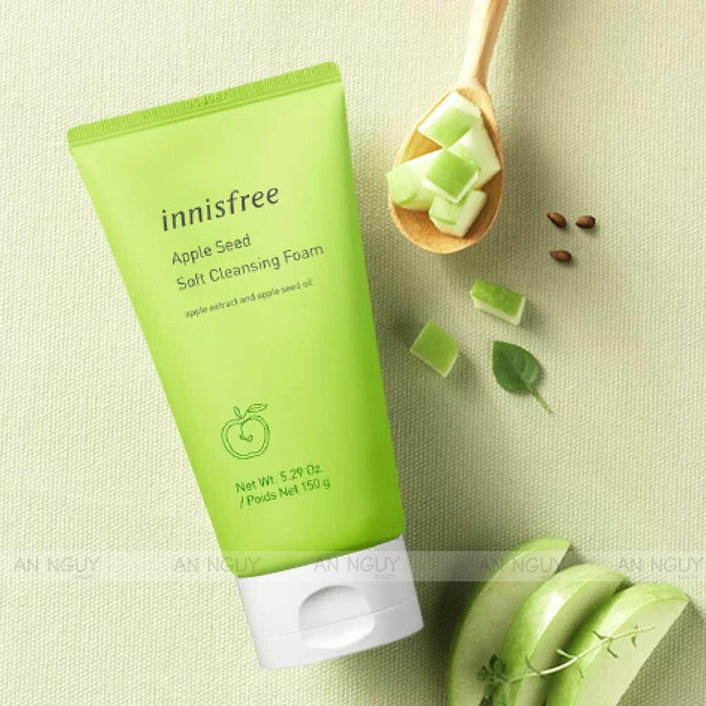 Sữa Rửa Mặt Innisfree Apple Seed Soft Cleansing Foam Sạch Sâu 150ml