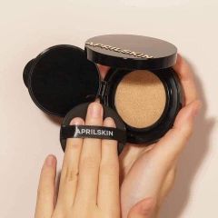 Phấn Nước Aprilskin Black Magic Snow Cushion Che Phủ Hoàn Toàn 15gr (Mẫu Mới)