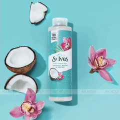 Sữa Tắm ST.IVES Coconut Water & Orchid Hydrating Body Wash Làm Sạch, Cấp Ẩm 650ml