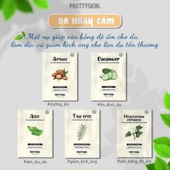 Mặt Nạ Dưỡng Da Prettyskin Total Solution Essential Sheet Mask Chiết Xuất Tự Nhiên 23gr