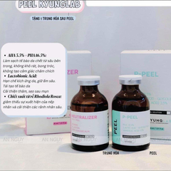 Combo Peel Da Kyung Lab P - Peel + Neutralizer Giúp Thay Da Sinh Học 30ml x 2