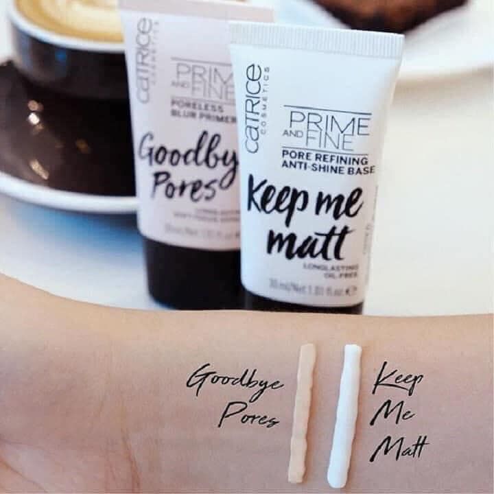 Kem Lót Catrice Primer And Fine Pore Refining Anti Shine Base Keep Me Matte 30ml