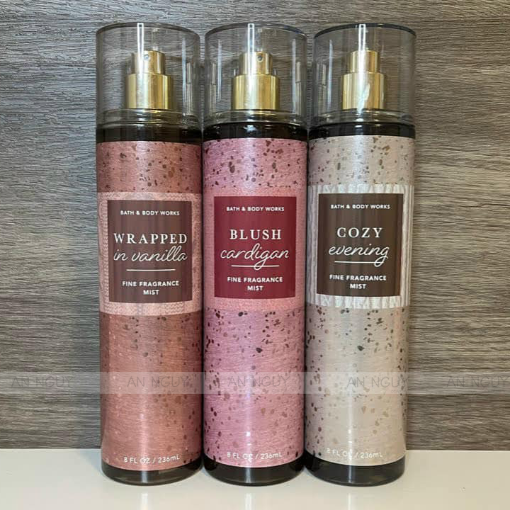 Xịt Thơm Bath & Body Works Blush Cardigan Fine Fragrance Mist Hương