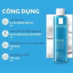 Nước Hoa Hồng La Roche-Posay Effaclar Astringent Lotion Cân Bằng Da Cho Da Dầu 200ml