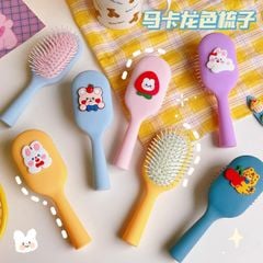 Lược Cầm Tay Mini Massage Đầu, Gỡ Rối Tóc Nhiều Màu Xinh Xắn