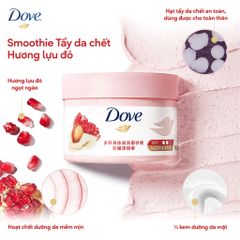 Tẩy Da Chết Body Dove Smoothie Loại Bỏ Tế Bào Chết, Dưỡng Ẩm Cho Da 298gr