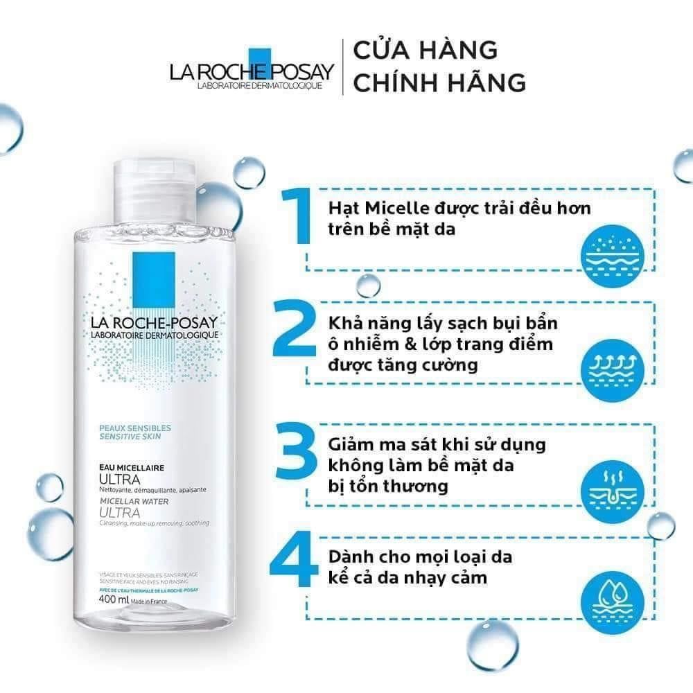 Nước Tẩy Trang La Roche-Posay Micellar Water Ultra Sensitive Skin Cho Da Nhạy Cảm