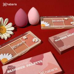 Bảng Phấn Má 3 Ô Habaria Blusher Palette 12gr