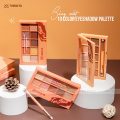 Bảng Phấn Mắt 10 Ô Habaria Eyeshadow Palette 10gr