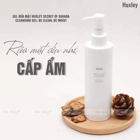 Gel Rửa Mặt Huxley Secret Of Sahara Cleansing Gel: Be Clean; Be Moist Dịu Nhẹ Cho Da 200ml