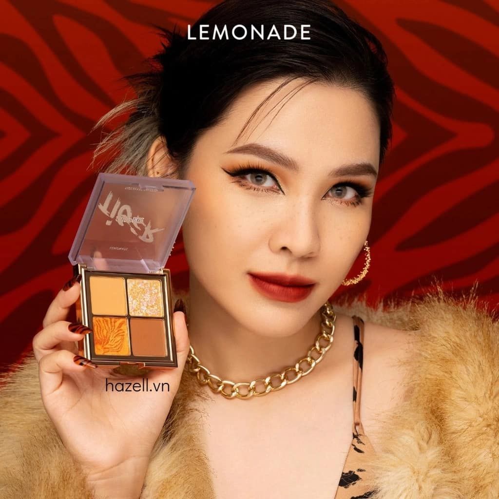 Bảng Phấn Mắt 4 Ô Lemonade Super Tiger Eyeshadow Palette 8.8gr