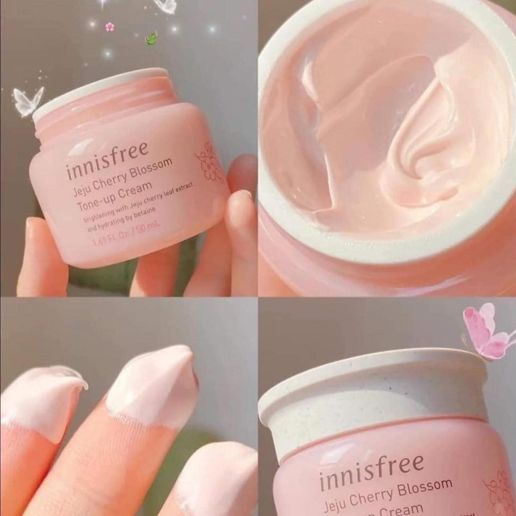 Kem Dưỡng Innisfree Jeju Cherry Blossom Tone Up Cream Giúp Trắng Da 50ml