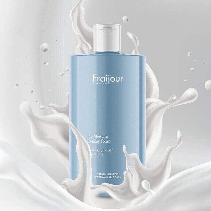 Nước Hoa Hồng Fraijour Pro Moisture Creamy Toner Dưỡng Trắng, Cấp Ẩm 500ml