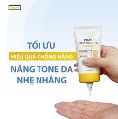 Kem Chống Nắng Vật Lý Pekah Skin Protect UV Sun Block SPF50+ PA+++ Bảo Vệ Khỏi Tia UV 70ml