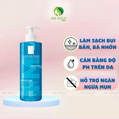Gel Rửa Mặt La Roche-Posay Effaclar Purifying Foaming Gel M+ Dành Cho Da Dầu, Nhạy Cảm