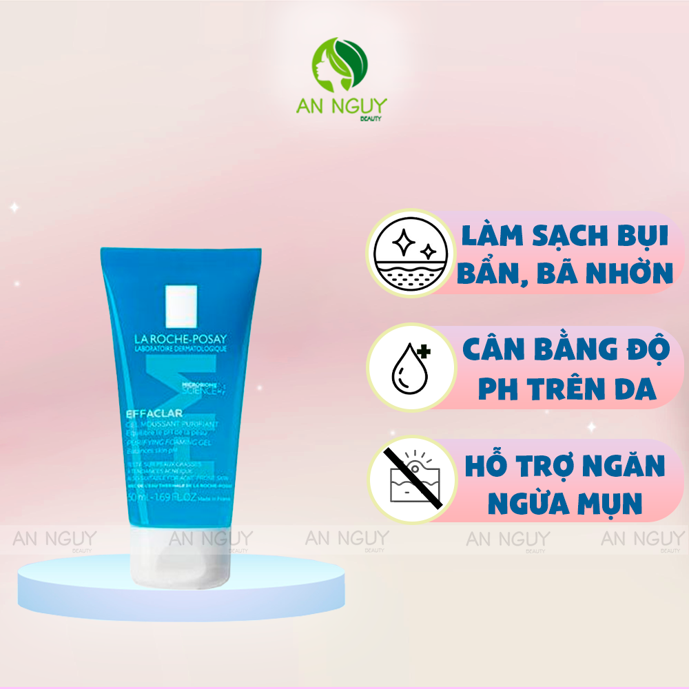 Gel Rửa Mặt La Roche-Posay Effaclar Purifying Foaming Gel M+ Dành Cho Da Dầu, Nhạy Cảm