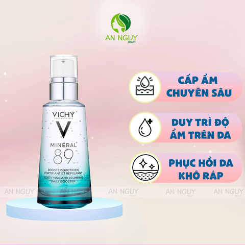 Tinh Chất Vichy Mineral 89 Serum Khoáng Cô Đặc, Phục Hồi Da Chuyên Sâu 50ml