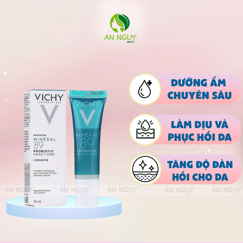 Tinh Chất Vichy Mineral 89 Probiotic Fractions Dưỡng Ẩm Cho Da 10ml