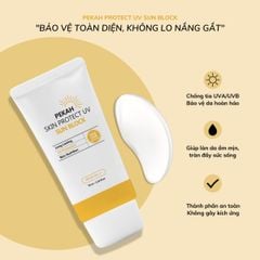 Kem Chống Nắng Vật Lý Pekah Skin Protect UV Sun Block SPF50+ PA+++ Bảo Vệ Khỏi Tia UV 70ml