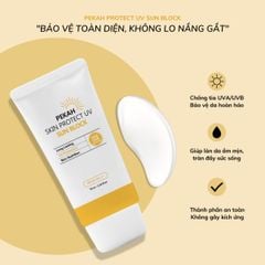 Kem Chống Nắng Vật Lý Pekah Skin Protect UV Sun Block SPF 50+ PA+++ Bảo Vệ Khỏi Tia UV 70ml