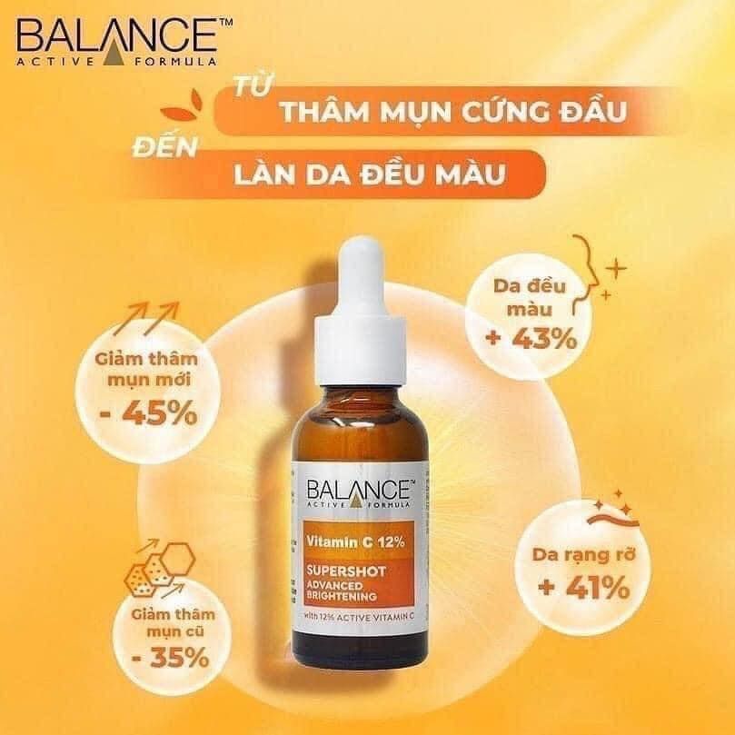 Tinh Chất Balance Vitamin C 12% Supershot Advanced 30ml