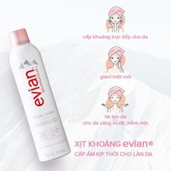 Xịt Khoáng Evian Facial Spray Cấp Ẩm Và Làm Dịu Da