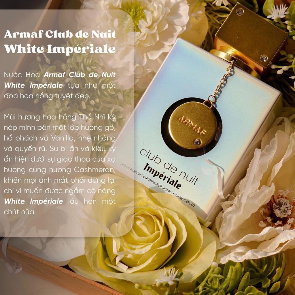 Nước Hoa Nữ Armaf Ladies Club De Nuit White Imperiale EDP 105ml