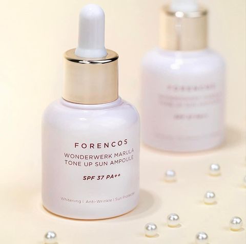 Tinh Chất Chống Nắng Forencos Wonderwerk Marula Tone Up Sun Ampoule SPF37 PA++ Dưỡng Trắng 30g