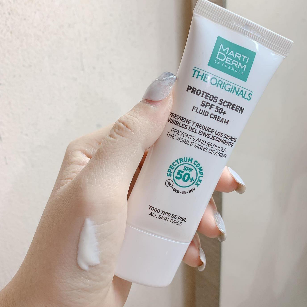 Kem Chống Nắng Phổ Rộng Martiderm The Originals Proteos Screen SPF50+ Fluid Cream Bảo Vệ Toàn Diện, Chống Nám 40ml