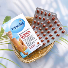 Viên Uống Chống Nắng Mivolis Carotin Đức Bảo Vệ Da Toàn Diện 60 Viên