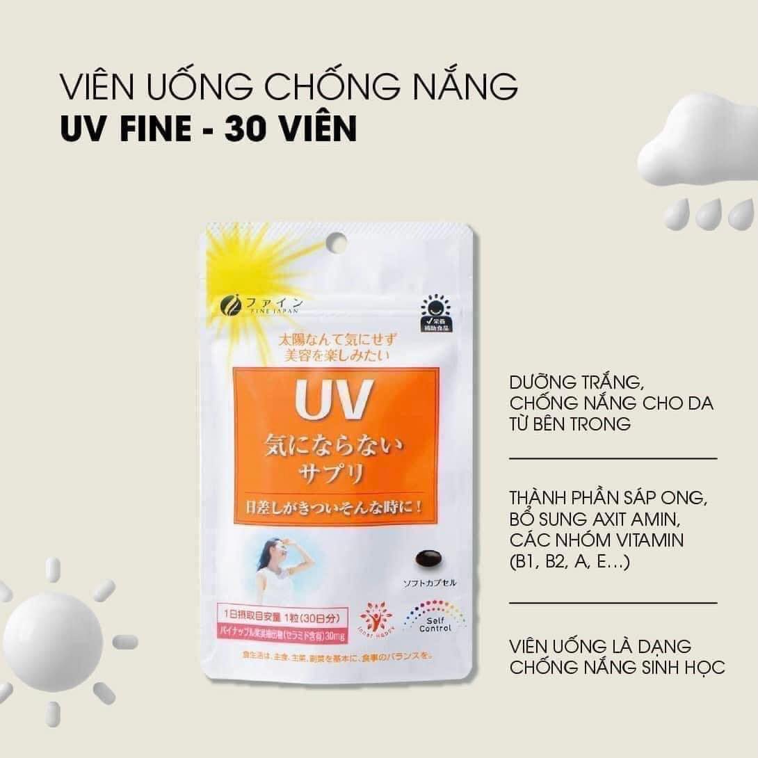 Viên Uống Chống Nắng UV Fine Japan 30 ViênViên Uống Chống Nắng UV Fine  Japan 30 Viên – annguy.beauty