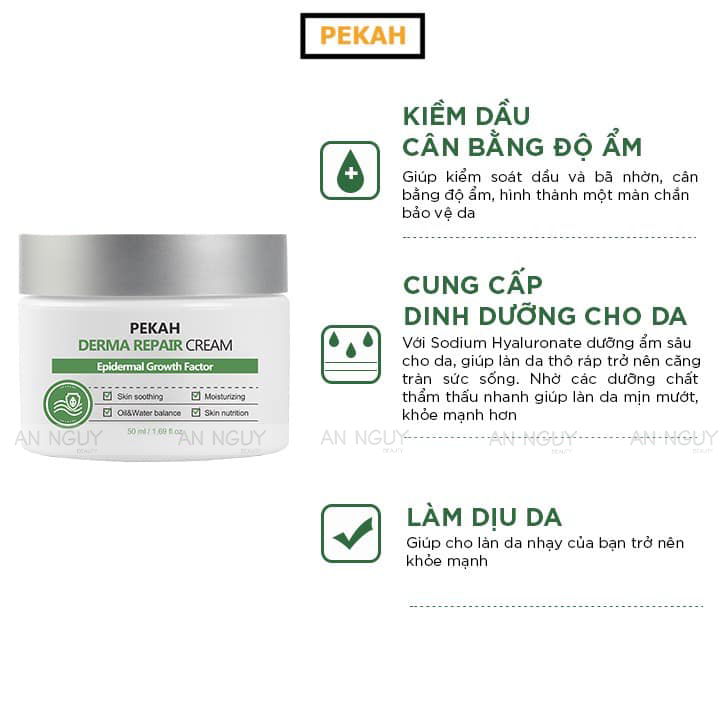 [Date 14/10/2024] Kem Dưỡng Pekah Derma Repair Cream Phục Hồi, Tái Tạo Da 50ml