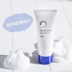 Sữa Rửa Mặt Transino Clear Wash EX Dưỡng Trắng, Giảm Nám 100gr