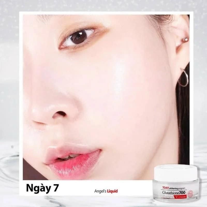 Kem Dưỡng Trắng Angel’s Liquid 7 Days Whitening Program Glutathione700 V-Cream 50ml