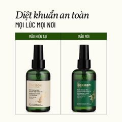 Nước Rửa Tay Khô Cocoon Eucalyptus & Mint Hand Sanitizer Chiết Xuất Khuynh Diệp & Bạc Hà 140ml
