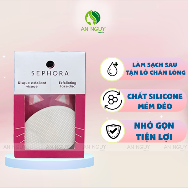 Miếng Rửa Mặt Silicon SEPHORA Exfoliating Face