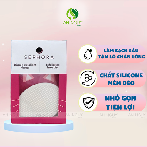 Miếng Rửa Mặt Silicon SEPHORA Exfoliating Face