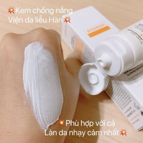 Kem Chống Nắng Biomeek UVM Suncream SPF50+ PA++++ Dành Cho Da Nhạy Cảm 40ml