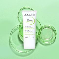 Kem Dưỡng Ẩm Bioderma Sebium Sensitive Soothing Anti-Blemish Care Dành Cho Da Mụn, Nhạy Cảm 30ml