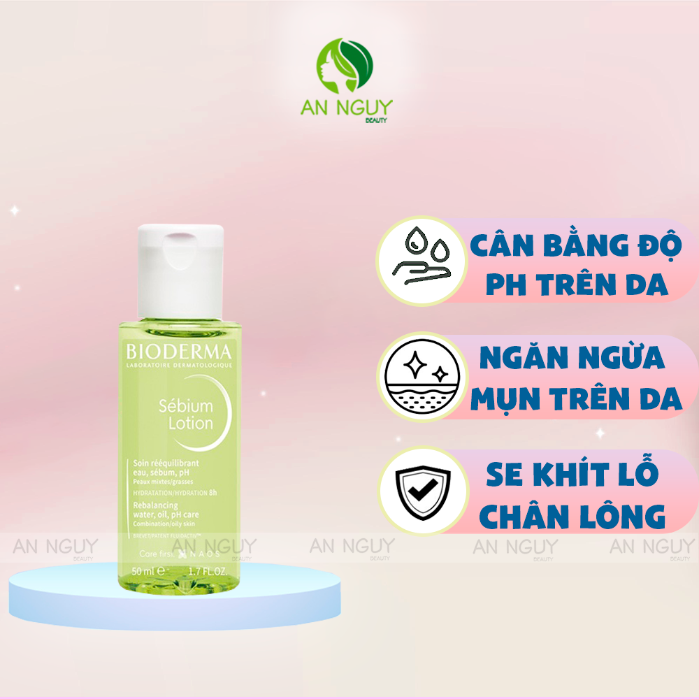 Nước Cân Bằng Bioderma Sébium Lotion Cho Da Dầu & Hỗn Hợp