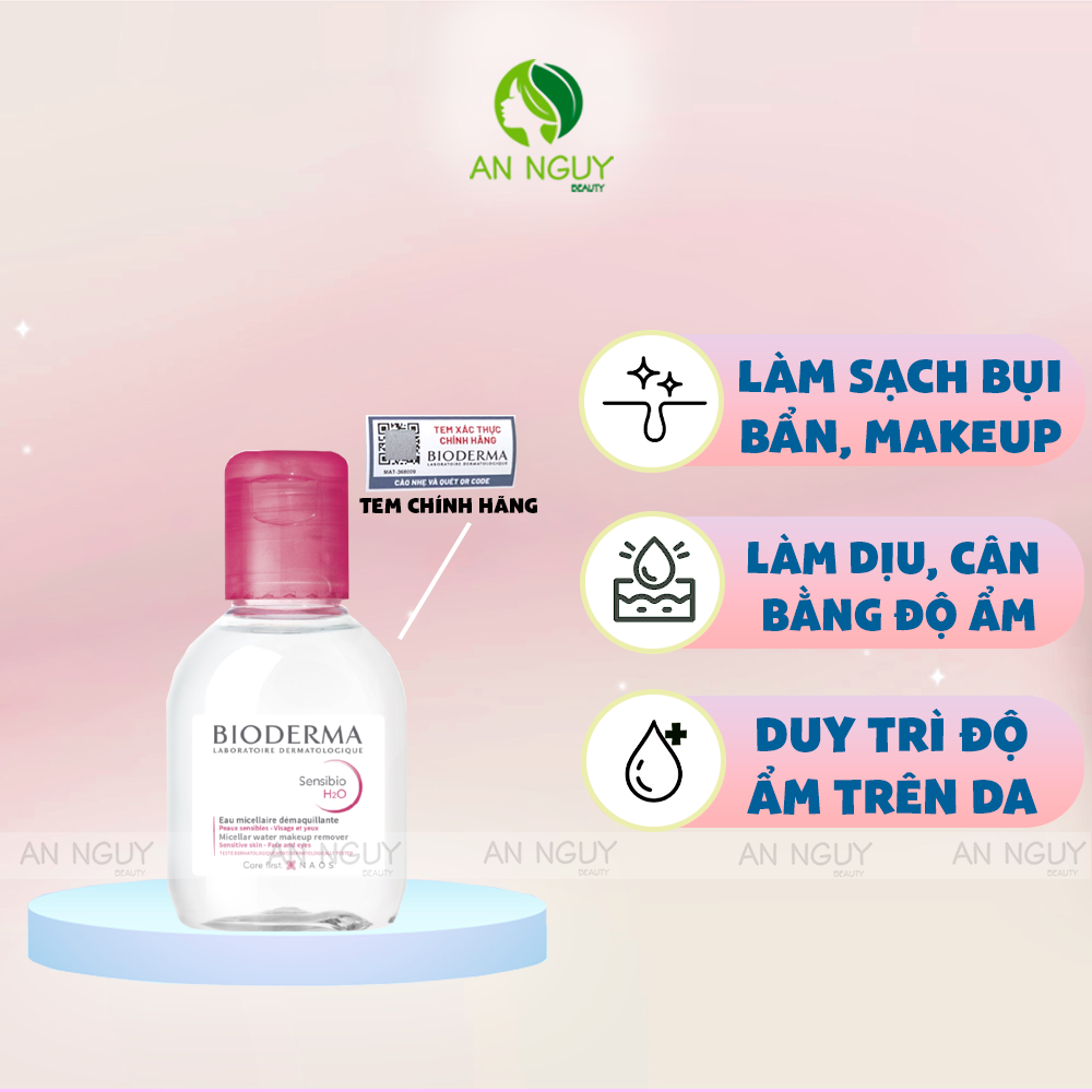 Nước Tẩy Trang Bioderma Sensibio H2O Cho Da Thường, Khô, Nhạy Cảm