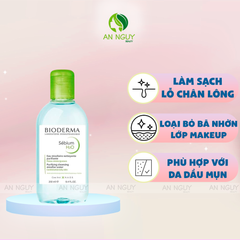 Nước Tẩy Trang Bioderma Sebium H2O Dành Cho Da Dầu