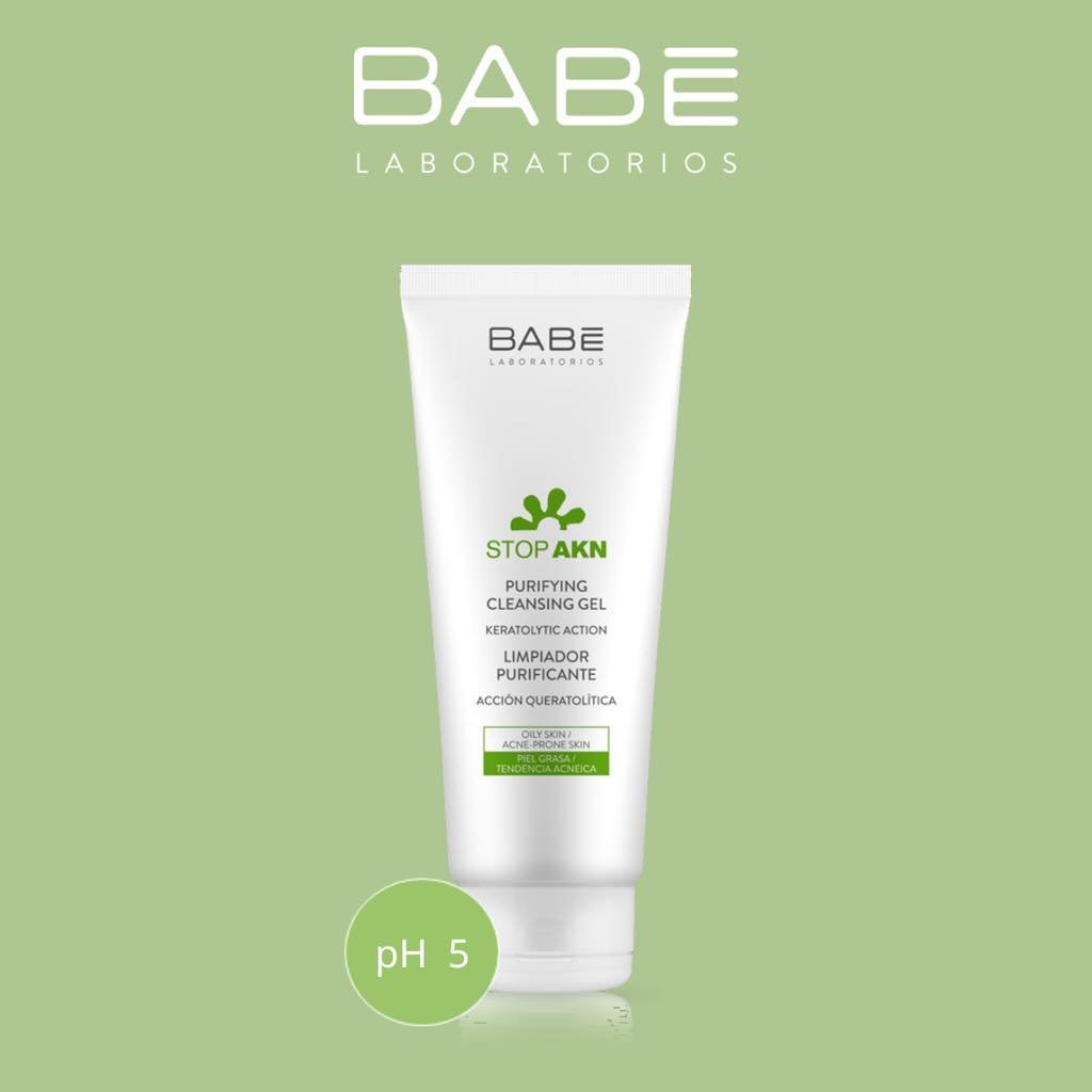 Sữa Rửa Mặt Babe Babé Stop Akn Purifying Cleansing Gel Cho Da Dầu 200mlSữa Rữa  Mặt Cho Da Dầu Babe Babé Stop Akn Purifying Cleansing Gel 200m –  annguy.beauty