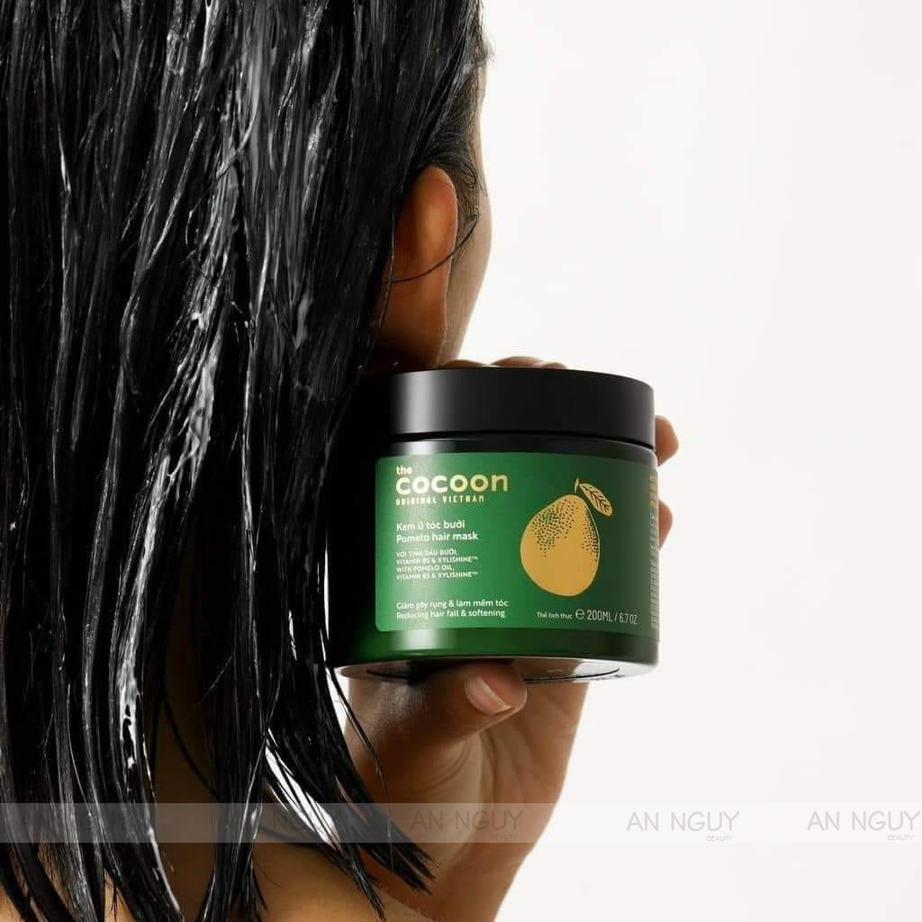 Kem Ủ Tóc Bưởi Cocoon Pomelo Hair Mask Giảm Gãy Rụng Và Làm Mềm Tóc 200ml